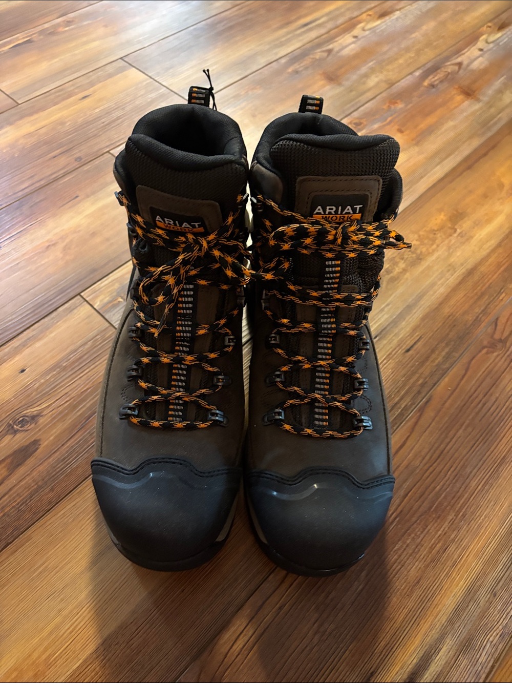 Ariat Men's Brown and Orange Work Boots NWT